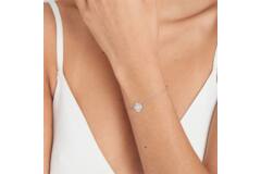  Rising Star - Gliederarmbänder - Silber / rhodiniert - Zirkonia - 18cm